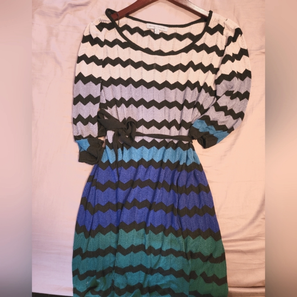 Danny and Nicole, sixe 1x midi, multicolor dress